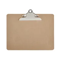 Maul Klemmbrett MAULclassic 2392670, A4 quer, braun, Hartfaser Holz, inkl Aufhängeöse 4002390082440 Maul
