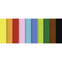 Ludwig Bähr Tonpapier 130g/qm 35x50cmVE=30 Blatt 10 Farben sortiert