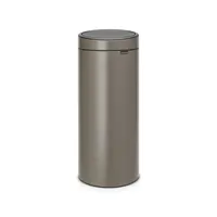 BRABANTIA Abfallbehälter BRA115363 Platin Stahl 30 L