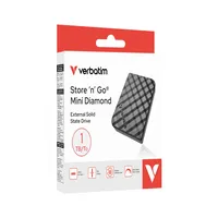 Verbatim Store 'n' Go Mini Diamond 1 TB USB Typ-C 3.2 Gen 2 (3.1 Gen 2) Schwarz