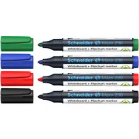Schneider Whiteboard-/Flipchartmarker Maxx 290 4 St./Pack.