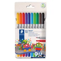 Staedtler Faserschreiberetui 10ST Noris sortiert 4007817164426 Staedtler 10 Stück