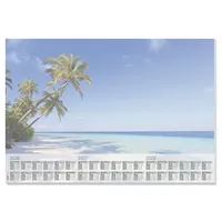 SIGEL Schreibunterlage Beach mit Kalender 3 Jahre