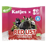 Katjes Fruchtgummi Red List 175 g/Pack.
