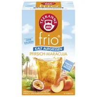 Teekanne Tee frio Pfirsich-Maracuja 7021, Pfirsich- und Maracuja-Geschmack, Beutel 4009300012078 Teekanne 18 Stück