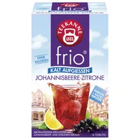 Teekanne Tee frio - Johannisbeere/Zitrone 7759, Johannisbeer- und Zitrone, Beutel 4009300018926 Teekanne 18 Stück