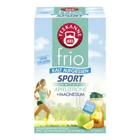Teekanne Tee frio Sport Aktiv-Apfel/Zitrone+Magnesium 7394, Apfel, Zitrone, Beutel 4009300015062 Teekanne 18 Stück