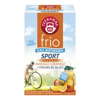Teekanne Früchtetee frio SPORT, Vital Mango-Orange + Vitamin B2 / B6 / B12 4009300017523 Teekanne 18 Stück