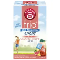 Teekanne Tee frio Sport Fit Grapefruit Zitrone 8048, Grapefruit Zitrone, Beutel 4009300021049 Teekanne 18 Beutel