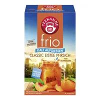 Teekanne Tee frio Classic-Eistee Pfirsich 7588, Classic-Eistee Pfirsich, Beutel 4009300017608 Teekanne 18 Stück