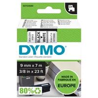 DYMO® Schriftbandkassette D1 9 mm x 7 m (B x L) weiß