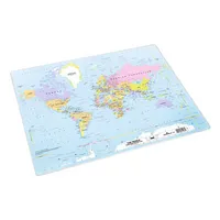 Durable Schreibunterlage Business 723119 transparent Weltkarte 50x38cm 4005546741680 Durable