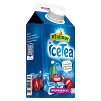 Pfanner Eistee IceTea 55315, Wildkirsche, 8x 750 ml Tetrapack 9006900227562 Pfanner 8 Stück