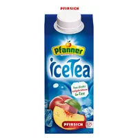 Pfanner Eistee Pfirsich 0,75l 8St 9006900227579 Pfanner 8 Stück