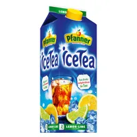 Pfanner Eistee IceTea 1151, Lemone-Lime, 6x 2 Liter Tetrapack 9006900911515 Pfanner 6 Stück
