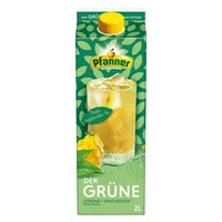 Pfanner Eistee Der Grüne 1485, Zitrone-Kaktusfeige, 6x 2 Liter Tetrapack 9006900914851 Pfanner 6 Stück