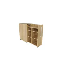 Soennecken Orgacontainer 3OH re m. Ausfräsung B463xT800x1115mm Eiche Nat 4003969064027 Soennecken