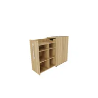 Soennecken Orgacontainer 3OH li m. Ausfräsung B463xT800x1115mm Eiche Nat 4003969063648 Soennecken