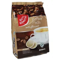 Gut und Günstig Kaffeepads entkoffeiniert 257693, 40 Stück, Pads im Beutel 4311501065846 Gut und Günstig 40 Stück