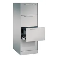 CP-Möbel Hängeregistraturschrank 146225411S10021 Asisto, weißaluminium, 4 Schubladen, 1-bahnig 4025314976298 CP-Möbel