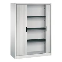 CP-Möbel Aktenschrank 3213-00, Kunststoff/Stahl abschließbar, 4 OH, 120 x 166 x 42 cm, lichtgrau 4050646264386 CP-Möbel