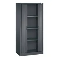 CP-Möbel Rollladenschrank Omnispace 321100S10051, abschließbar, 4 OH, schwarzgrau, 80x166x42cm (BxHxT) 4050646401781 CP-Möbel
