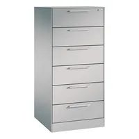 CP-Möbel Karteischrank Asisto 146224622S10007 A5 quer wsalu/wsalu 4025314992595 CP-Möbel