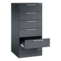 CP-Möbel Karteischrank Asisto 146224622S10027 A5 quer sgr/sgr 4025314992793 CP-Möbel