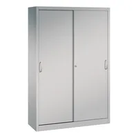 CP-Möbel Schiebetürenschrank Acurado 204000S10175, abschließbar, 5 OH, weißaluminium, 120x195x40cm (BxHxT) 4051803597279 CP-Möbel