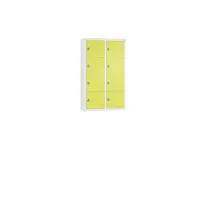 C+P Wandschließfach Intro 460 x 770 x 200 mm (B x H x T) 8 Fächer verkehrsweiß