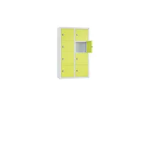 C+P Wandschließfach Intro 460 x 770 x 200 mm (B x H x T) 8 Fächer lichtgrau