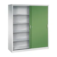 CP-Möbel Werkstattschrank 2159-00, Stahl abschließbar, 5 OH, 160 x 195 x 50 cm, grün/lichtgrau 4052574848393 CP-Möbel