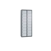 C+P Wandschließfach Intro 460 x 1.130 x 200 mm (B x H x T) 18 Fächer anthrazitgrau