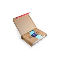 ColomPac Buchverpackung Universal CP 020.18 braun, für A3, innen 455x320x70mm, Kraftliner Wellpappe 1-wellig 4033657201809 ColomPac