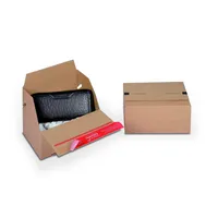 ColomPac Versandkarton Eurobox SMALL CP154.201510 braun, bis DIN A6+, innen 195x145x90mm, Wellpappe 1-wellig 4033657967750 ColomPac