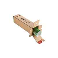 ColomPac Versandhülse CP072.02 braun, bis DIN Versand, innen 43x10,8x10,8cm, viereckig, Wellpappe 1-wellig 4033657720201 ColomPac
