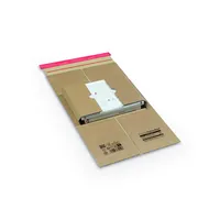 ColomPac Buchverpackung Universal CP 035.04 braun, für C4, innen 350x260x70mm, Wellpappe 4033657350415 ColomPac 20 Stück