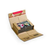 ColomPac Buchverpackung Universal CP 035.02 braun, für B5, innen 250x190x85mm, Wellpappe 4033657350200 ColomPac