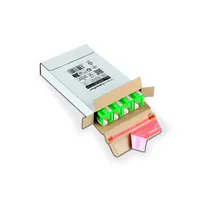 ColomPac Maxibriefkarton Kurierpaket CP065.52 weiß, bis DIN A5, innen 216x139x29mm, Kraftliner Wellpappe 1-wellig 4033657655206 ColomPac