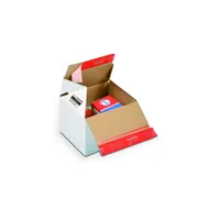 ColomPac Versandkarton Premium CP155.155 weiß, bis DIN A6+, innen 184x149x127mm, Wellpappe 1-wellig 4033657964681 ColomPac