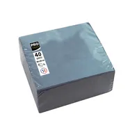 PROnappe Servietten grau 2-lagig 19,0 x 19,0 cm 3281516238300 PROnappe 40 Stück