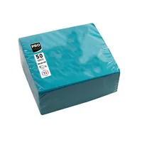 PROnappe Servietten türkis 2-lagig 20,0 x 20,0 cm 3281516220282 PROnappe 50 Stück