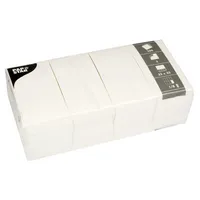Papstar Servietten 82552, weiß / Uni, 2-lagig, 33x33cm 4002911825525 Papstar 250 Stück
