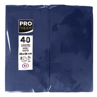 proOfficeOfficeOffice-bau-tecnappenappe Servietten SV623910I, marineblau / Uni, 2-lagig, 38x38cm 3281516239109 proOfficeOfficeOffice-bau-tecnappenappe 40 Stück