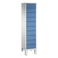 C+P Schließfachschrank Evolo48 mit Standfuß 10 Fächer – 420 x 1.850 x 500 mm