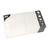 Papstar Servietten 12391, weiß / ohne, 1-lagig, 33x33cm (BxL) 4002911123911 Papstar 500 Stück