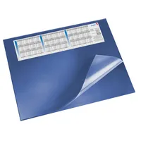 Laeufer Schreibunterlage Durella DS 44535 mit Kalenderstreifen blau 53x40cm Kunststoff 4006677445355 Läufer