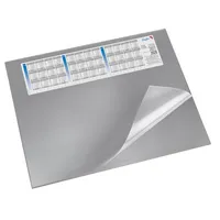 Laeufer Schreibunterlage Durella DS 44533 mit Kalenderstreifen grau 53x40cm Kunststoff 4006677445331 Läufer