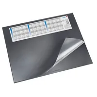 Laeufer Schreibunterlage Durella DS 44536 mit Kalenderstreifen schwarz 53x40cm Kunststoff 4006677445362 Läufer