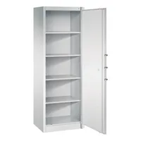 CP-Möbel Sicherheitsschrank 1161-000, Stahl abschließbar + feuerfest, 5 OH, 65 x 195 x 50 cm, lichtgrau 4025314206777 CP-Möbel